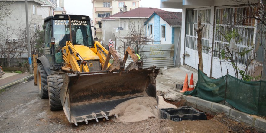 Gebze Ulus Mahallesi'ne yağmur suyu altyapı çalışması