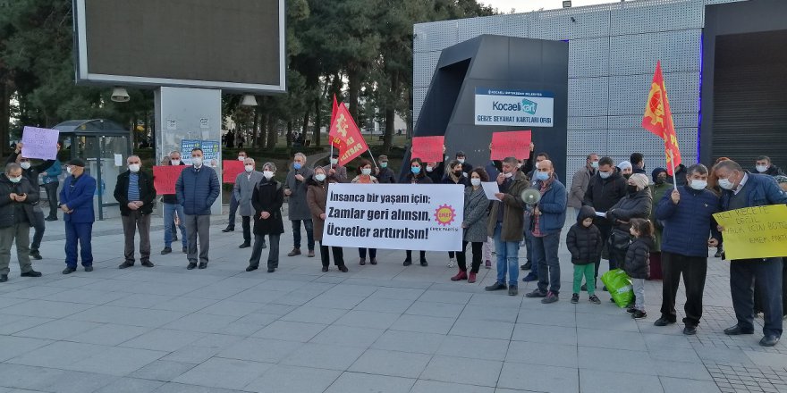 EMEP GEBZE: Zamlar geri alınsın, ücretler arttırılsın!