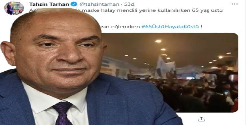 Tahan’dan AKP’ye  videolu gönderme!