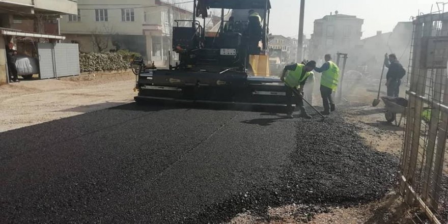 Mahallelerde asfalt çalışmaları