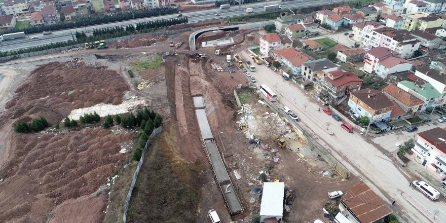 TEM üzerine otoyol geçiş köprüsü yapılıyor