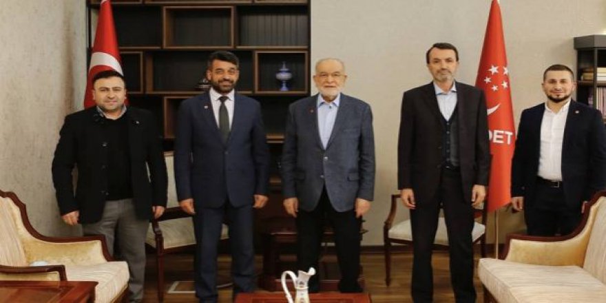 Saadet Partisi Darıca  Karamollaoğlu ile görüştü