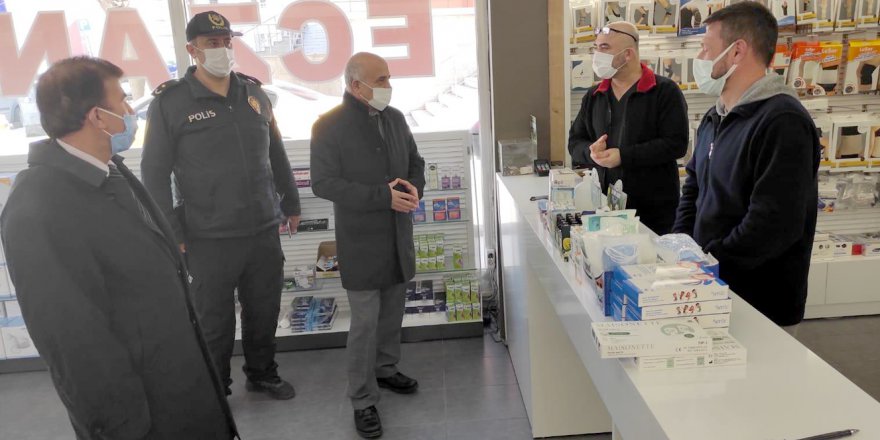 Vali Covid-19 denetimi yaptı