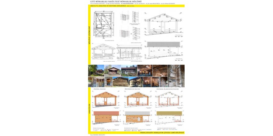 GTÜ Mimarlık Bölümü  Güz Dönemi Sergisi