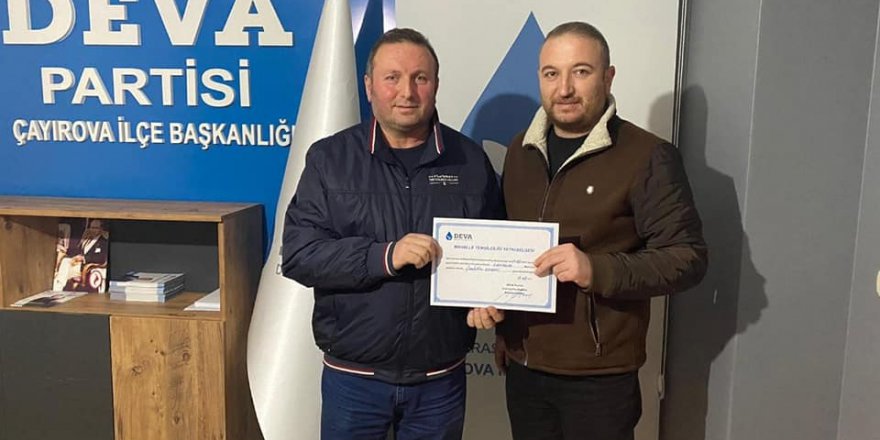 DEVA Çayırova mahalle başkanı atadı