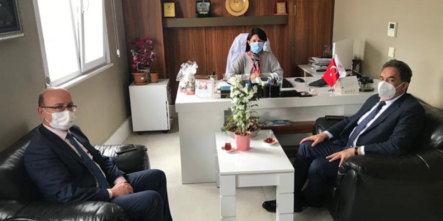 Kaymakam Güler’den Özel  Yüzyıl Hastanesi’ne ziyaret