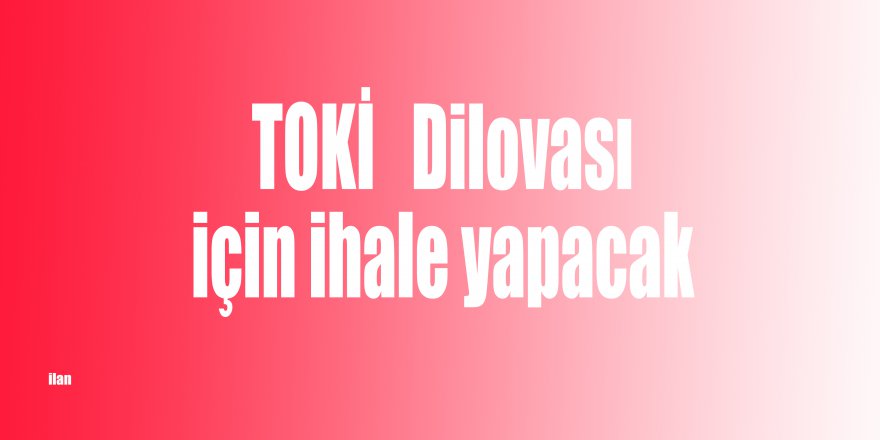 TOKİ   Dilovası için ihale yapacak