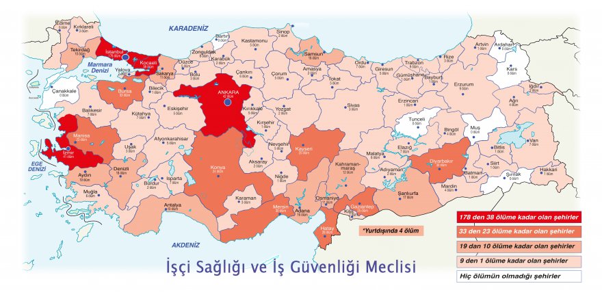 SALGININ BİRİNCİ YILINDA  861 işçi Covid-19 nedeniyle hayatını kaybetti