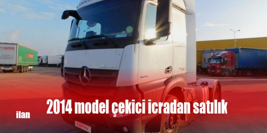 2014 model çekici icradan satılık