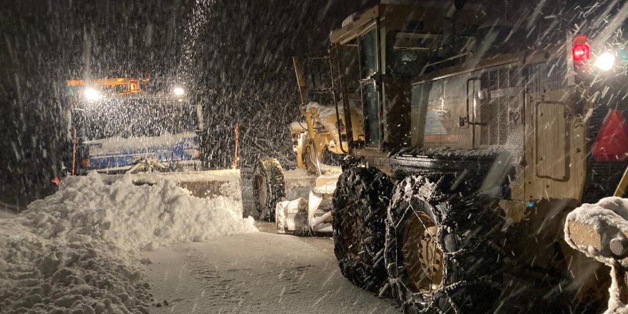 Kar yağışı etkisini gösteriyor