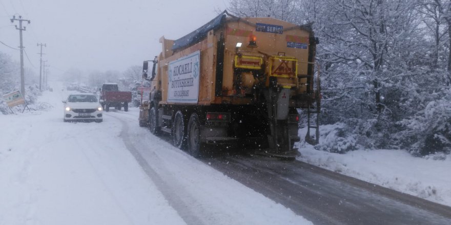 Gebze Bölgesi’nde yollar açık