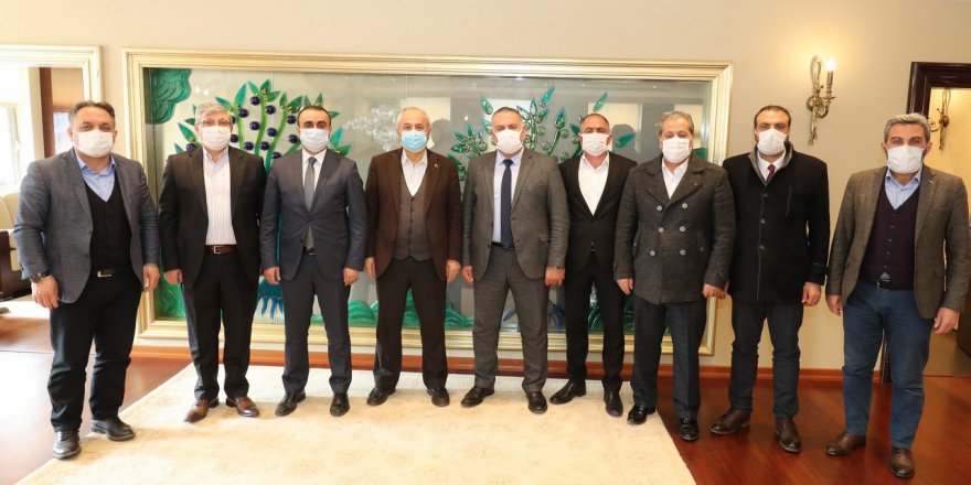 Büyükgöz’e Şenkaya’dan Konuk heyet