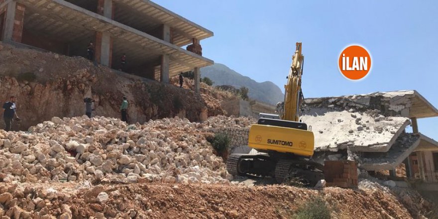 Kaçak ve imara aykırı yapıların yıkım işi yaptırılacak