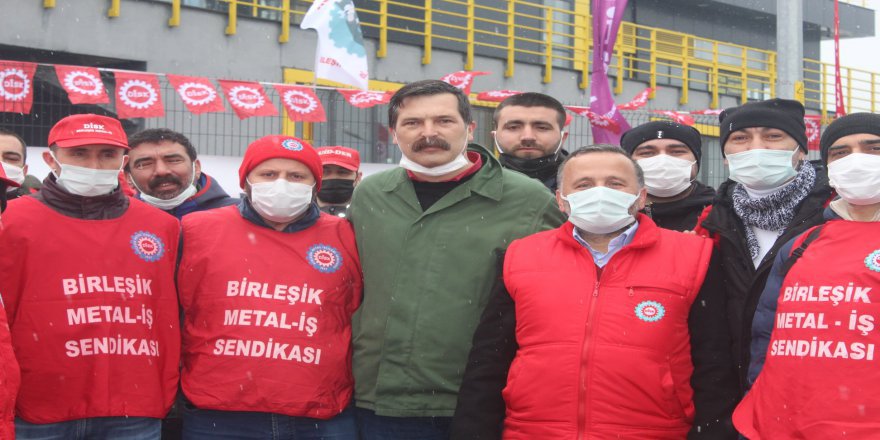 TİP lideri Erkan Baş Gebze’ye geliyor