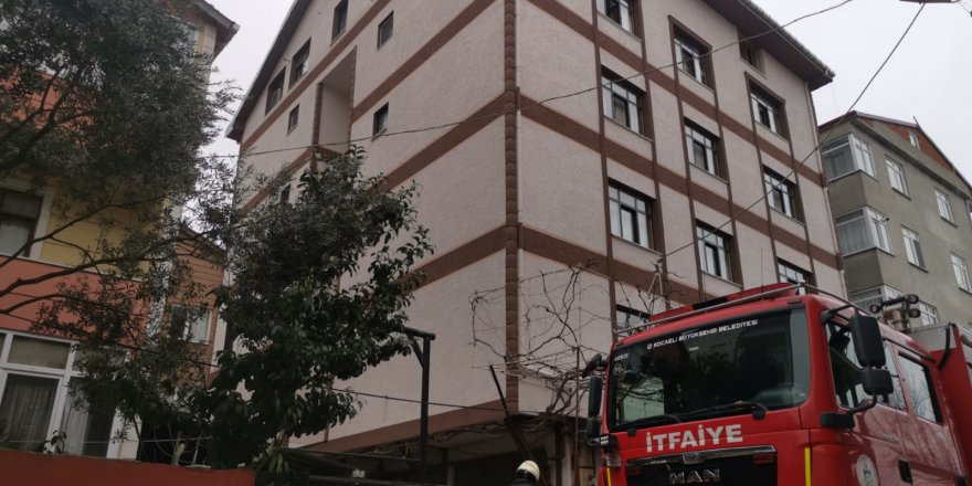 Apartmanda yangın çıktı