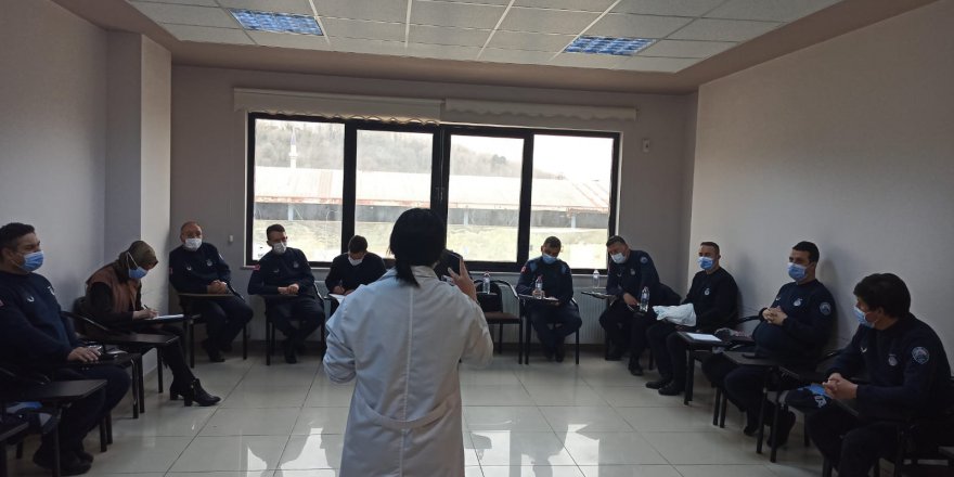 KO-MEK’ten zabıtaya ilk yardım eğitimi