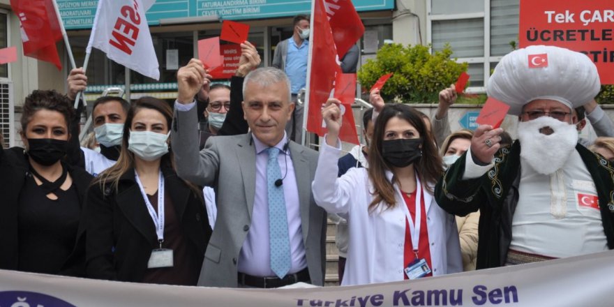 Türk Sağlık-Sen'den Nasreddin Hocalı eylem
