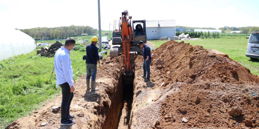 Kadıllı Köyü’nde  altyapı çalışması