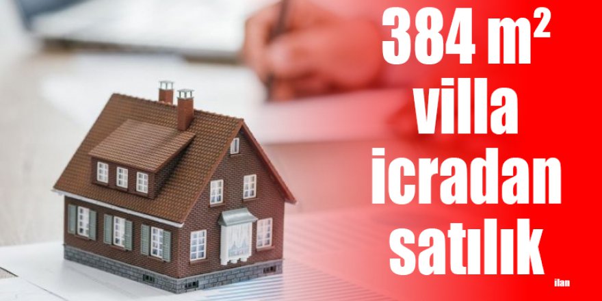 384 m² villa icradan satılık