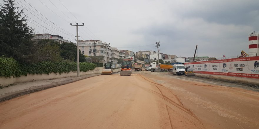 Darıca Kaplan Caddesi  daha konforlu olacak