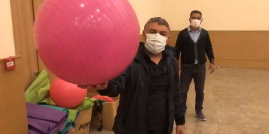 DİLOVASI BELEDİYESİ TARHAN’A YANIT VERDİ : 350 pilates topu aldık!