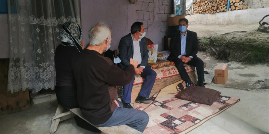 Kaymakam Güler ev  ziyaretlerini sürdürüyor