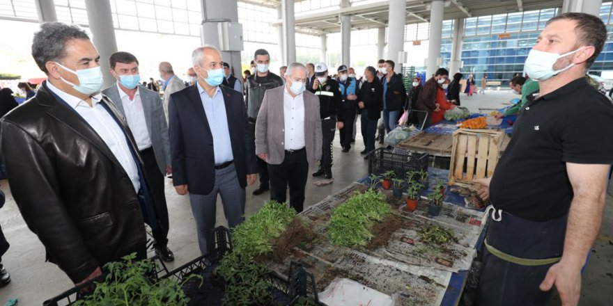 Kaymakam Güler Pazar yerlerini denetledi