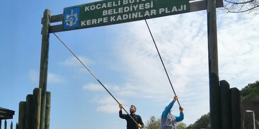Kandıra plajları yaza hazırlanıyor