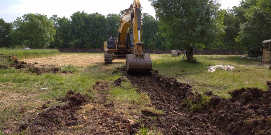 Sanayi bölgesine  yeni yollar yapılıyor