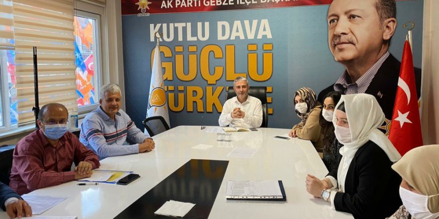 AK Parti Gebze ilçe yönetimi toplandı