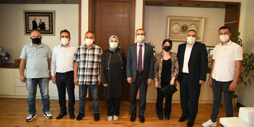 KOSİDEF’ten Çiftçi’ye teşekkür ziyareti