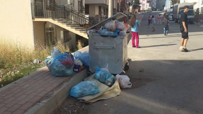 Mahalleliler çöplerden şikâyetçi