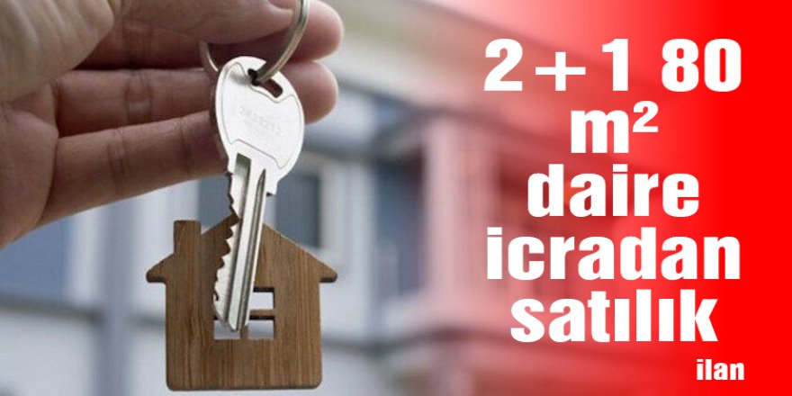 2+1 80 m² daire icradan satılık
