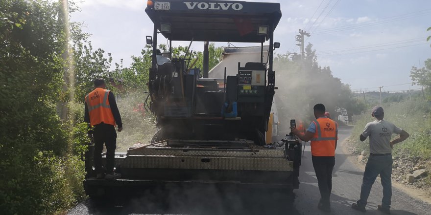 Gebze Tavşanlı – Pelitli  yoluna asfalt serildi