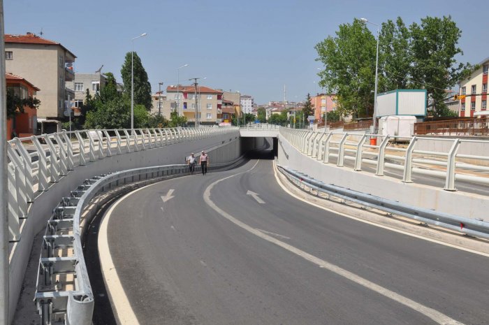 Darıca'daki tünel nihayet bitti