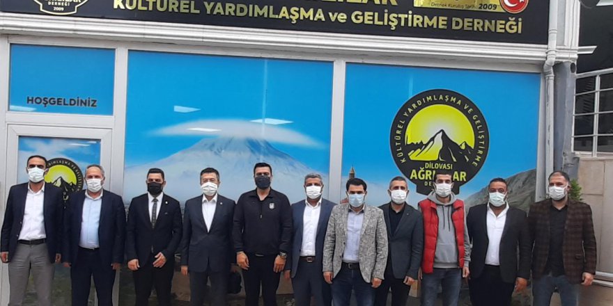 Kaymakam Alkan, Ağrılılar Derneği’ne konuk oldu