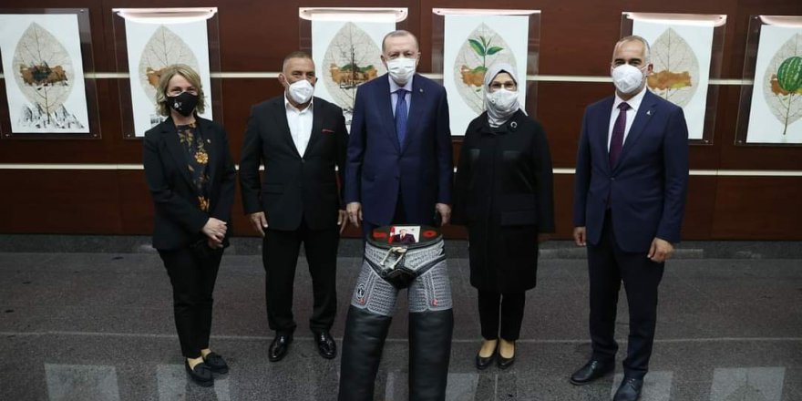 Cumhurbaşkanı’na kispet hediye ettiler