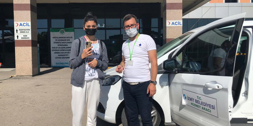 İzmit Belediyesi, kimliğini unutan  genç kıza umut oldu