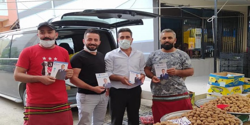 DEVA Partililer pazarcı esnafının sorunlarını dinledi