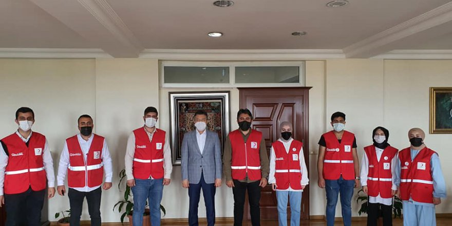 Genç Kızılay’dan Kaymakam Alkan’a ziyaret