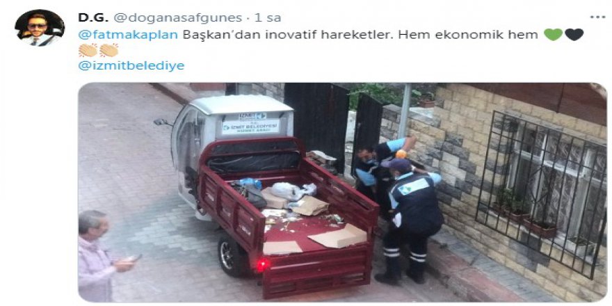 İzmitliler mini çöp toplama araçlarını çok sevdi