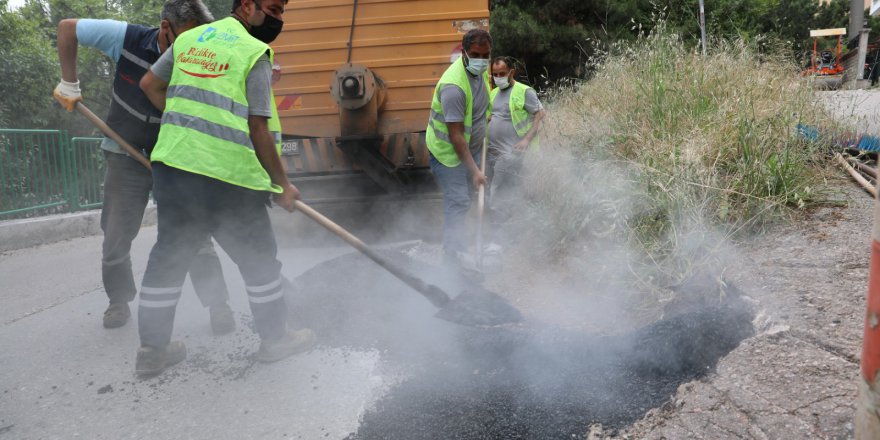 Şirintepe’nin asfaltları onarılıyor