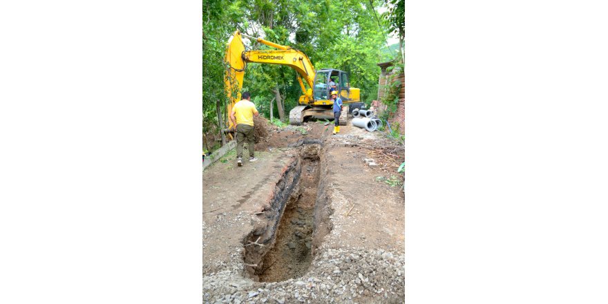 Dilovası’nda atık su altyapı çalışması