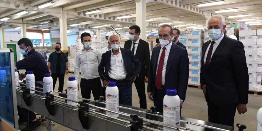 Vali Yavuz, Koruma Klor Alkali Fabrikasını Ziyaret Etti