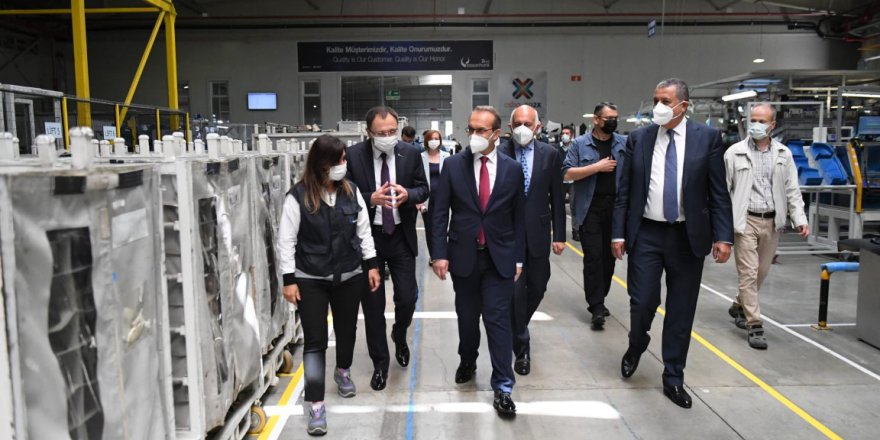 Vali Yavuz, Asım Kibar Osb’ye ziyaret
