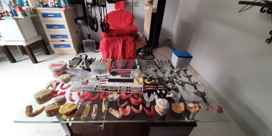 Sahte diş doktoruna operasyon