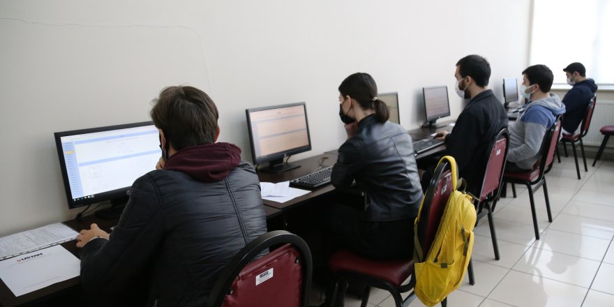 Ustam’da mesleki yatkınlık sınavları yapıldı