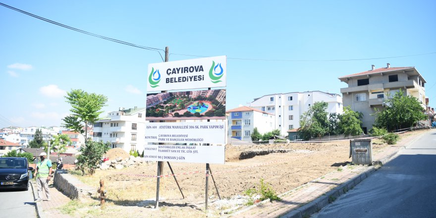 Atatürk Mahallesi’ne yeni park