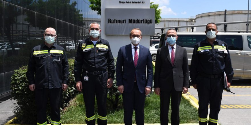 Vali Yavuz’dan TÜPRAŞ Ziyareti