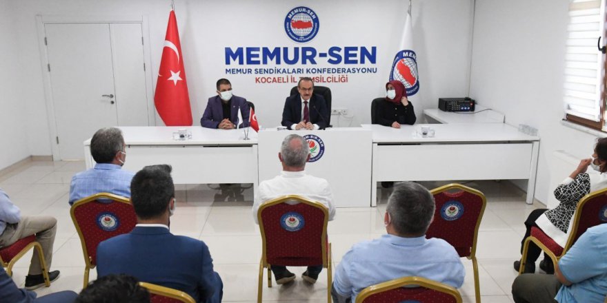 Vali Yavuz’dan Memur-Sen’e ziyaret